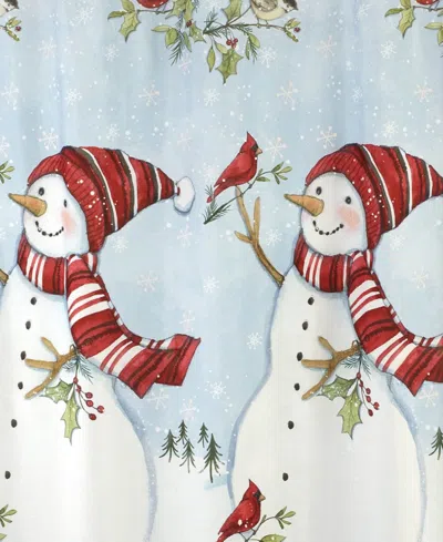 Avanti Holiday Cheer Shower Curtain In Multi