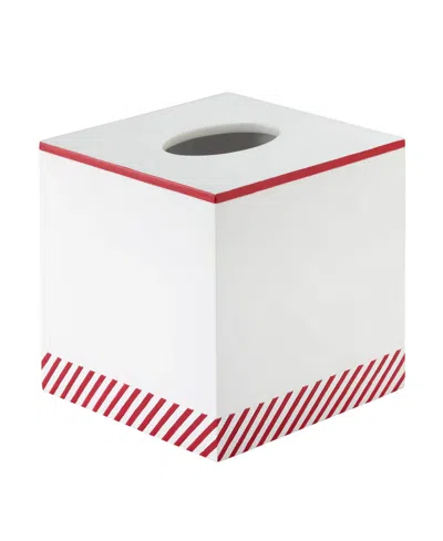 Avanti Peppermint Nutcracker Resin Tissue Cover In Multi