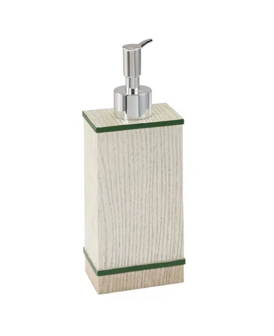 Avanti Trees Resin Lotion Pump And 2-pc. Cotton Fingertip Towel Set In Multi