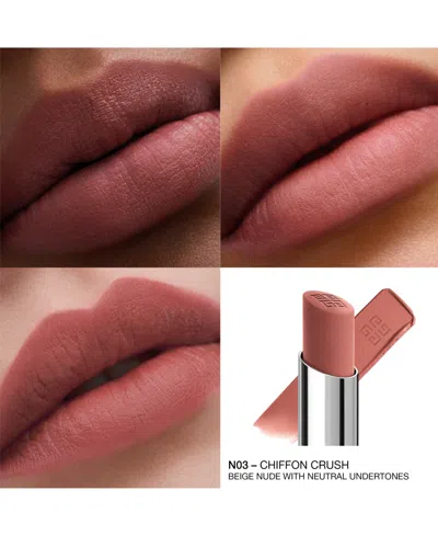 Givenchy Le Rouge Velvet Matte Long-lasting Lipstick In Transparent