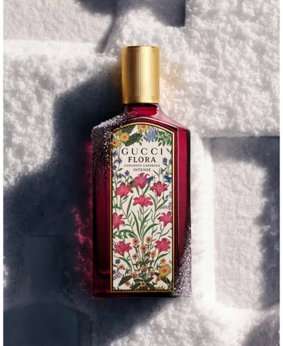 Gucci Flora Gorgeous Gardenia Eau De Parfum Intense Duo Gift Set In Red