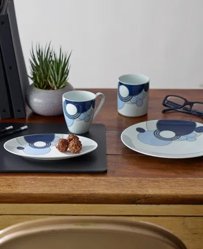 Noritake Frank Lloyd Wright Imperial Cabaret Oval Plate In Blue