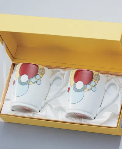 Noritake Frank Lloyd Wright Imperial Cabaret Mugs, Set Of 2 In Multi