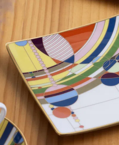 Noritake Frank Lloyd Wright March Balloons Square Plate In Multi