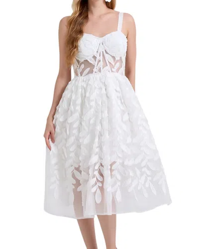 Linda Charm Dress In White