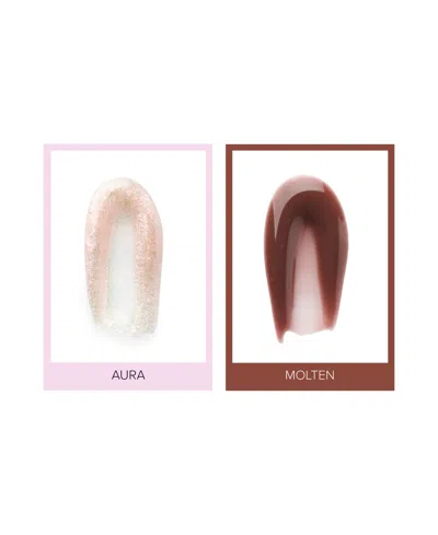 Anastasia Beverly Hills High-shine Mini Lip Gloss Duo - Aura + Molten In Brown
