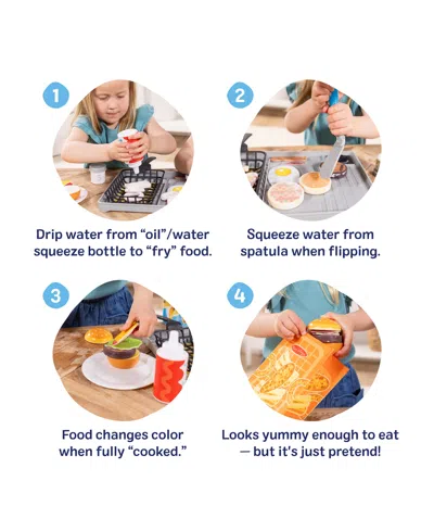 Melissa & Doug Water Wow Flip & Fry Play Set In Multi