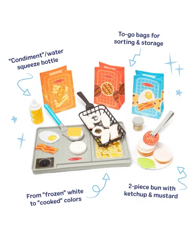 Melissa & Doug Water Wow Flip & Fry Play Set In Multi