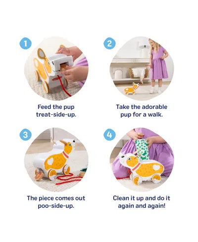 Melissa & Doug Pooping Puppy Toy In White