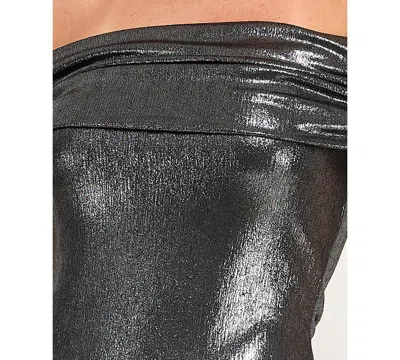 Seni & Cade Juniors Lurex Off-the-shoulder Top In Multi