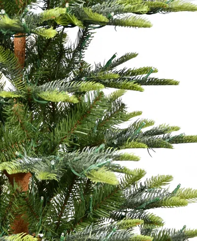 Puleo 6.5' Pre-lit Artificial Fir Tree With Dual-color Led Lights In Green