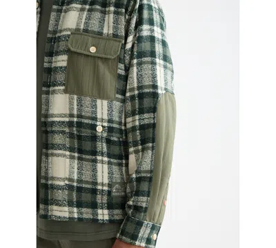 Scotch & Soda Relaxed Fit Button Front Shirt Jacket In Green