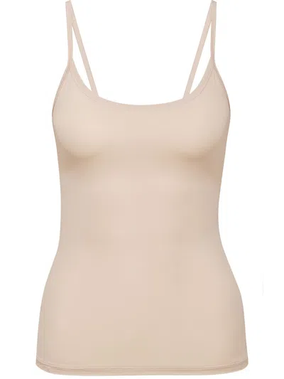 Calida Top With Straps In Brown