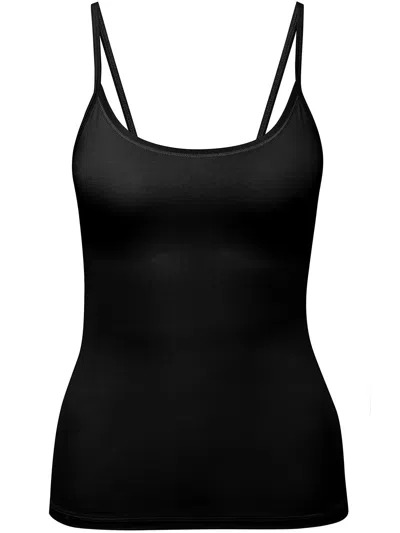 Calida True Confidence Spaghetti-strap Camisole In Black