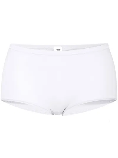 Calida White Cotton Underpants