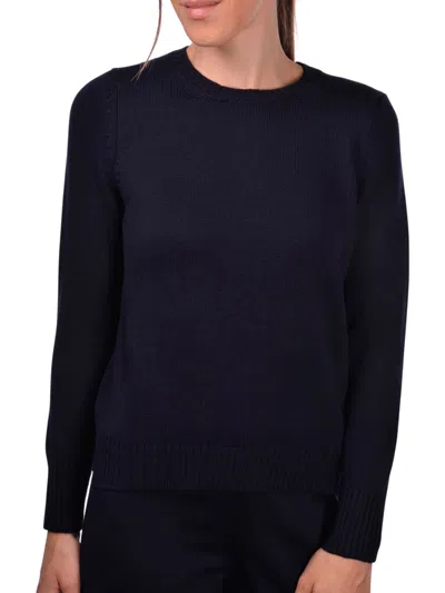 Gran Sasso Crew-neck Wool Sweater In Blue