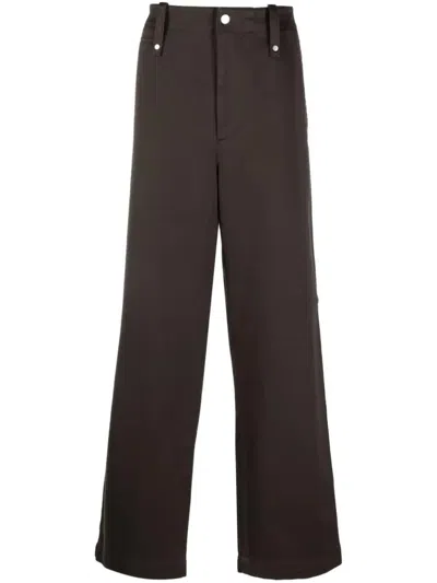 Burberry Trousers In Brown