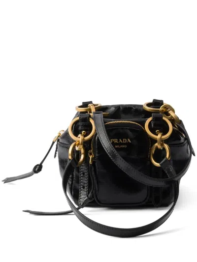 Prada Dangle Leather Top-handle Mini-bag
