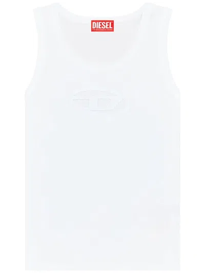 Diesel T-lynys-od White Tank Top In White