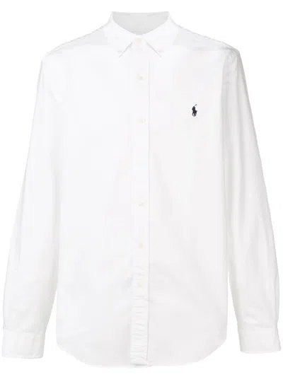 Polo Ralph Lauren Slbdppcs Long Sleeve Sport Shirt In White