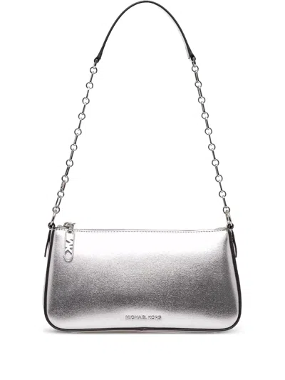 Michael Kors Empire Metallic Leather Shoulder Bag