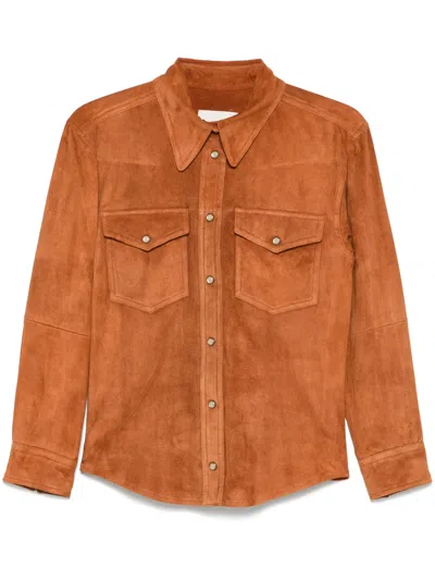 Isabel Marant Delcia Shirt In Brown