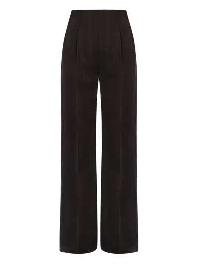 Alberta Ferretti Trousers In Black