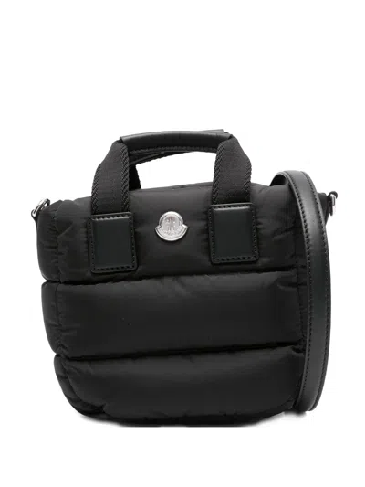Moncler Micro Shoulder Bag With Quilted Design And Removable Strap