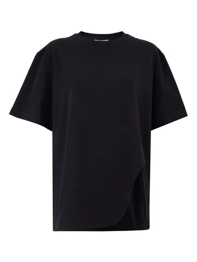 Attico Oversized T Shirt In Black