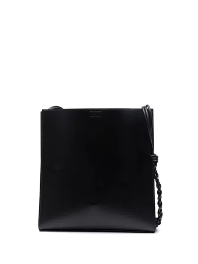 Jil Sander Shoulder Bag With Logo In Black
