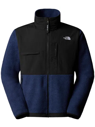 The North Face Logo Vertical Collar Grab Velvet Casual Jacket In Black