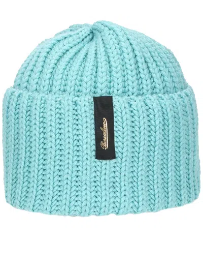 Borsalino Ribbed-knit Beanie Hat In Blue