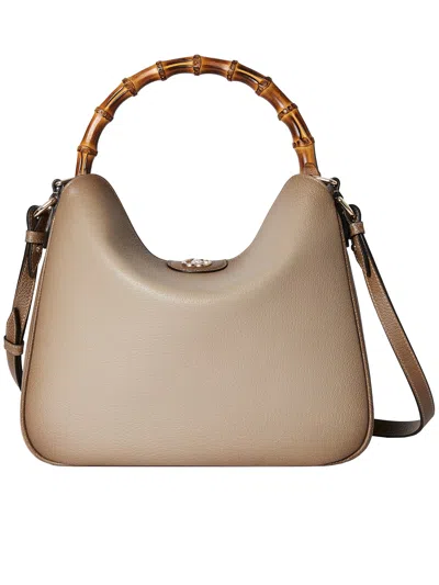 Gucci Medium Diana Leather Top Handle Bag