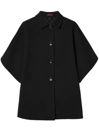 Gucci Reversible Coat In Black