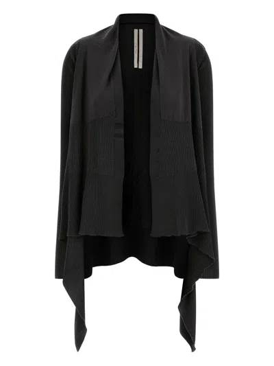 Rick Owens Medium Wrap Cardigan In Black
