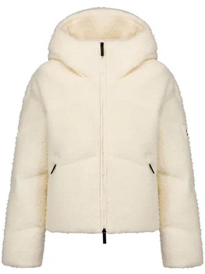 After Label Hooded Woll Quilted Jacket