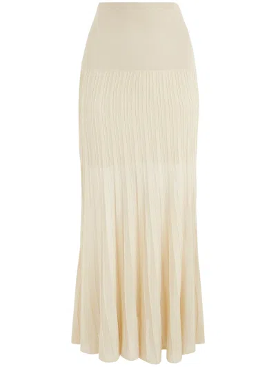 Isabel Marant Ezra Long Skirt In Neutral