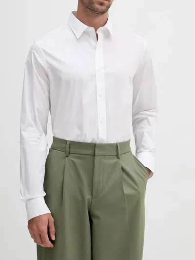 Michael Kors Long Sleeve Shirt For Everyday Wear In White