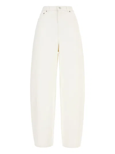 Givenchy Cocoon Denim Pants Clothing In White
