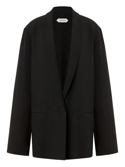 Alberta Ferretti Tailored Suit Jacket And Wide-leg Trousers In Black
