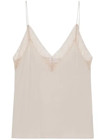 Marella Silk-blend Camisole Top In Neutral
