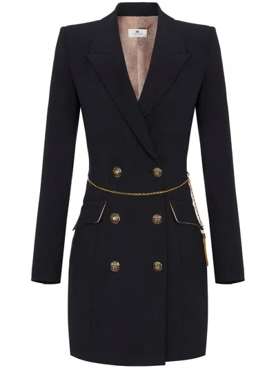 Elisabetta Franchi Dress In Black