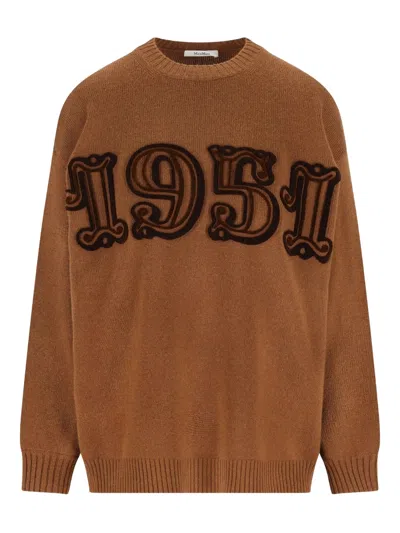 Max Mara Sweater In Brown