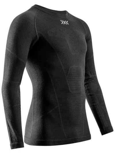 X-bionic X Bionic Symbio Black Merino Top In Black