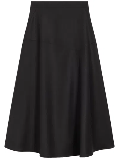 Pence Dalia Panelled Maxi Skirt In Black