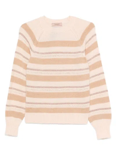 Twinset Sweater In Neutral