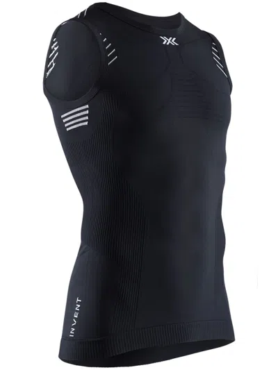 X-bionic X Bionic Invent Lt Black Singlet In Black