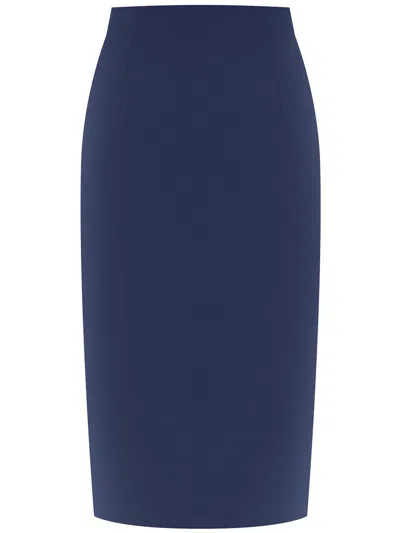 Alberta Ferretti Alberta Ferreti Blue Acetate Skirt In Blue