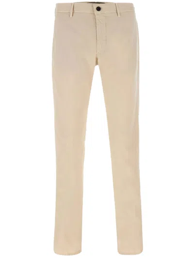 Incotex Trousers With Belt Loops And Pockets In Brown
