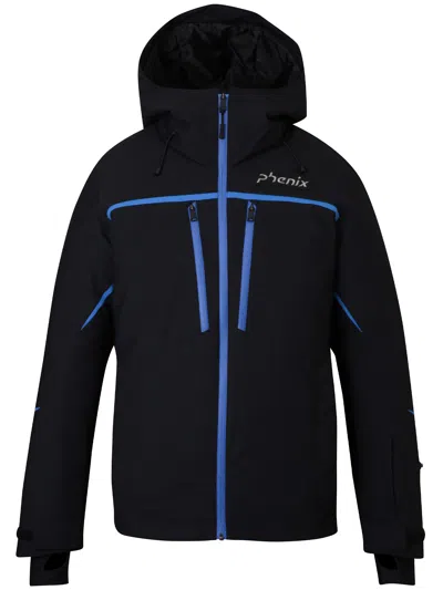 Phenix Shape Cut Jacket In Black